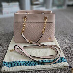 Tory Burch FLEMING SMALL TOTE Color: Shell Pink
